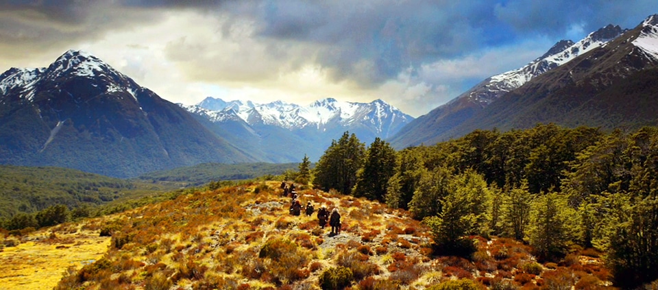 Lord of the Rings location scene in Glenorchy