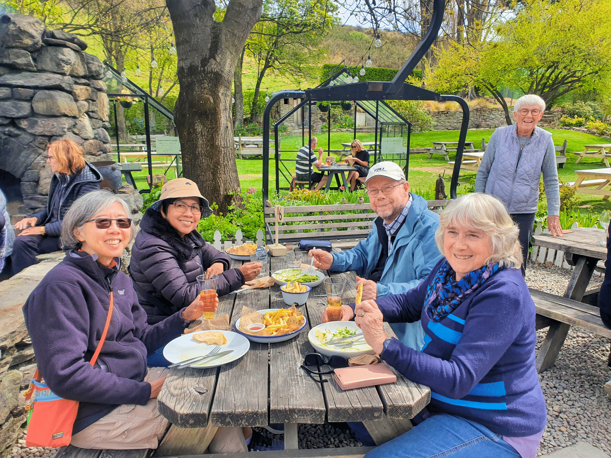Guests Enjoying Lunch at Cardrona Hotel